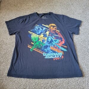 Disney Store Men’s Guardians Of The Galaxy Vol. 2 T-Shirt Black XL
